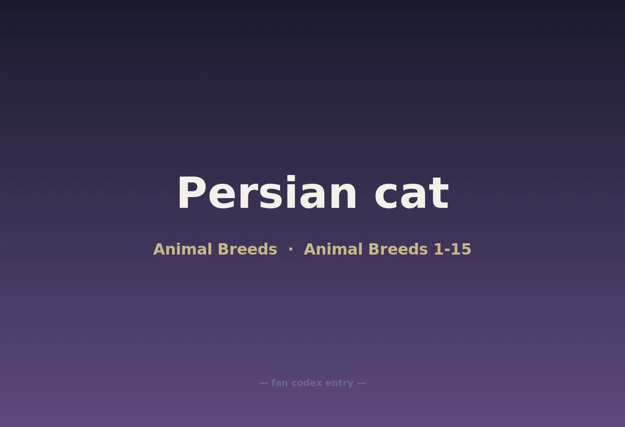 Persian cat